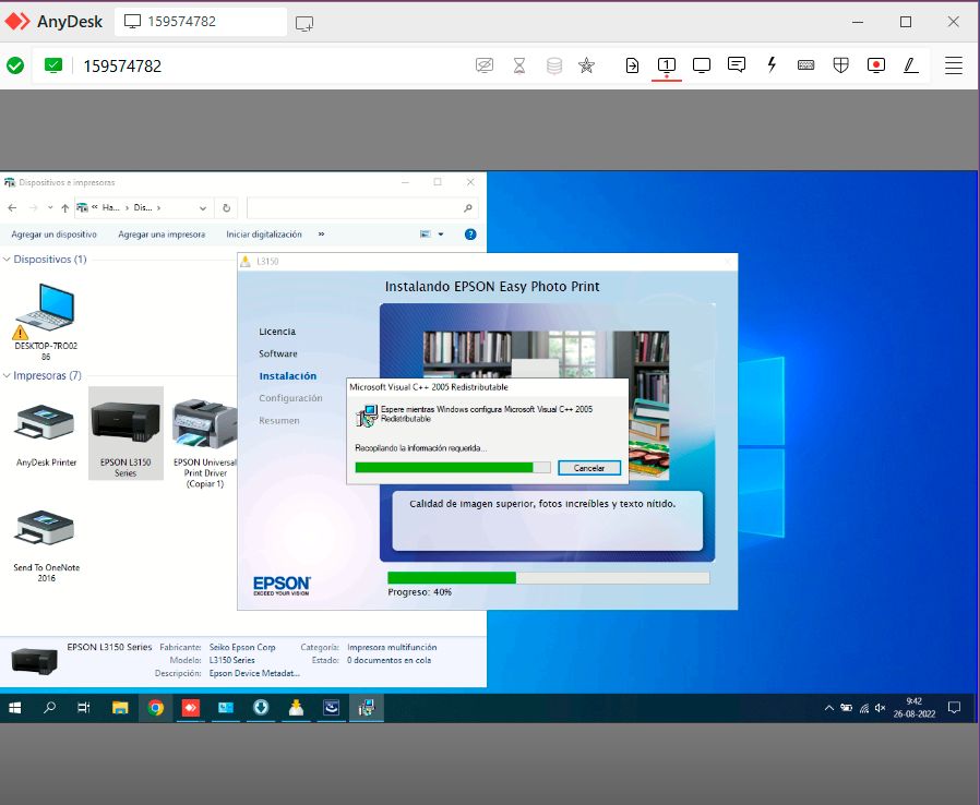 Actualización y configuración de programas